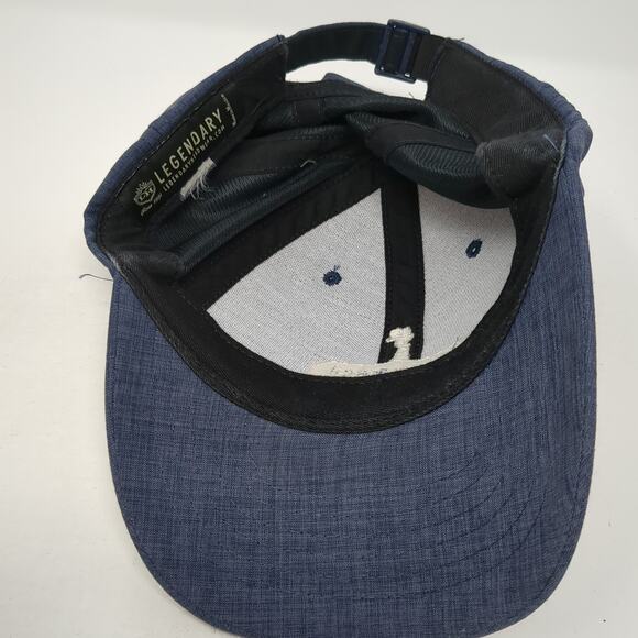 River Birch Golf Course Slideback Baseball Cap Blue OS Adjustable Legendary - Picture 6 of 8